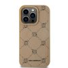 Karl Lagerfeld PU Karl Heads Pattern MagSafe tok iPhone 15 Pro Max készülékhez bézs