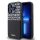 DKNY PU bőr Repeat Pattern Card Pocket Tok iPhone 15 Pro Max készülékhez fekete