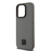 DKNY PU Leather Stack Logo Magsafe tok iPhone 15 Pro Max készülékhez szürke