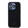 DKNY PU Leather Stack Logo Magsafe tok iPhone 15 Pro Max készülékhez fekete