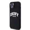 DKNY Liquid Silicone Arch Logo MagSafe tok iPhone 14 készülékhez fekete