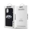 DKNY Liquid Silicone Arch Logo MagSafe tok iPhone 14 készülékhez fekete