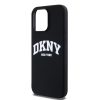 DKNY Liquid Silicone Arch Logo MagSafe tok iPhone 14 Pro készülékhez fekete