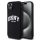 DKNY Liquid Silicone Arch Logo MagSafe tok iPhone 15 Plus készülékhez fekete
