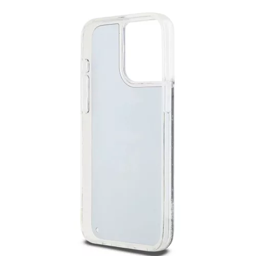 DKNY Liquid Glitter Arch Logo tok iPhone 13 Pro készülékhez fekete