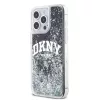 DKNY Liquid Glitter Arch Logo tok iPhone 14 Pro Max készülékhez fekete
