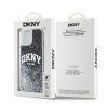 DKNY Liquid Glitter Arch Logo tok iPhone 15 készülékhez fekete