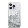 DKNY Liquid Glitter Arch Logo tok iPhone 14 Pro készülékhez átlátszó