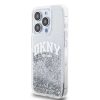DKNY Liquid Glitter Arch Logo tok iPhone 14 Pro készülékhez átlátszó