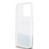 DKNY Liquid Glitter Arch Logo tok iPhone 14 Pro készülékhez átlátszó