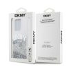 DKNY Liquid Glitter Arch Logo tok iPhone 14 Pro készülékhez átlátszó