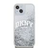 DKNY Liquid Glitter Arch Logo tok iPhone 15 készülékhez átlátszó