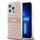 DKNY PC/TPU Repeat Pattern Tonal Stripe Magsafe tok iPhone 13 Pro készülékhez rózsaszín