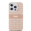DKNY PC/TPU Repeat Pattern Tonal Stripe Magsafe tok iPhone 13 Pro készülékhez rózsaszín