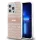 DKNY PC/TPU Repeat Pattern Tonal Stripe Magsafe tok iPhone 14 Pro Max készülékhez rózsaszín