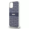 DKNY PC/TPU Repeat Pattern Tonal Stripe Magsafe tok iPhone 11 készülékhez kék