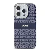 DKNY PC/TPU Repeat Pattern Tonal Stripe Magsafe tok iPhone 13 Pro készülékhez kék