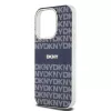 DKNY PC/TPU Repeat Pattern Tonal Stripe Magsafe tok iPhone 13 Pro készülékhez kék