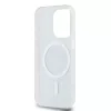 DKNY PC/TPU Repeat Pattern Tonal Stripe Magsafe tok iPhone 13 Pro készülékhez kék