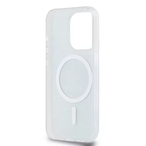 DKNY PC/TPU Repeat Pattern Tonal Stripe Magsafe tok iPhone 13 Pro készülékhez kék