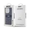 DKNY PC/TPU Repeat Pattern Tonal Stripe Magsafe tok iPhone 13 Pro készülékhez kék
