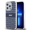 DKNY PC/TPU Repeat Pattern Tonal Stripe Magsafe tok iPhone 15 Pro Max készülékhez kék