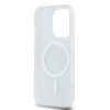 DKNY PC/TPU Repeat Pattern Tonal Stripe Magsafe tok iPhone 15 Pro Max készülékhez kék