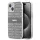 DKNY PC/TPU Repeat Pattern Tonal Stripe Magsafe tok iPhone 14 készülékhez bézs
