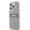 DKNY PC/TPU Repeat Pattern Tonal Stripe Magsafe tok iPhone 14 Pro Max készülékhez bézs