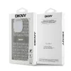 DKNY PC/TPU Repeat Pattern Tonal Stripe Magsafe tok iPhone 14 Pro Max készülékhez bézs