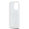 DKNY PC/TPU Repeat Pattern Tonal Stripe Magsafe tok iPhone 15 Pro Max készülékhez bézs