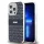 DKNY PC/TPU Repeat Pattern Tonal Stripe Magsafe tok iPhone 13 Pro készülékhez fekete