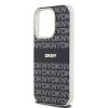 DKNY PC/TPU Repeat Pattern Tonal Stripe Magsafe tok iPhone 13 Pro készülékhez fekete
