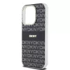 DKNY PC/TPU Repeat Pattern Tonal Stripe Magsafe tok iPhone 13 Pro készülékhez fekete