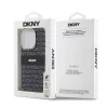 DKNY PC/TPU Repeat Pattern Tonal Stripe Magsafe tok iPhone 13 Pro készülékhez fekete