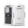DKNY PC/TPU Repeat Pattern Tonal Stripe Magsafe tok iPhone 14 Pro Max készülékhez fekete