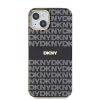 DKNY PC/TPU Repeat Pattern Tonal Stripe Magsafe tok iPhone 15 készülékhez fekete