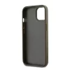 DKNY PU bőr Stack Logo csuklópántos tok iPhone 14 készülékhez barna