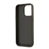 DKNY PU Leather Stack Logo Wrist Strap tok iPhone 14 Pro Max készülékhez barna