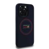 Red Bull Silicone Red Ring MagSafe tok iPhone 14 Pro készülékhez tengerészkék