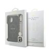 Guess PU Leather 4G Colored Ring Strap MagSafe tok iPhone 14 készülékhez fekete