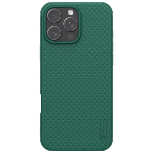 Nillkin Super Frosted PRO hátsó tok az Apple iPhone 16 Pro Max készülékhez sötét zöld