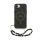 Guess PU Leather 4G Colored Ring Strap MagSafe tok iPhone 16e készülékhez fekete