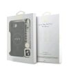 Guess PU Leather 4G Colored Ring Strap MagSafe tok iPhone 16e készülékhez fekete