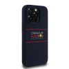 Red Bull szilikon Horizontal Logo MagSafe tok iPhone 14 Pro készülékhez tengerészkék