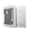 Guess PU Leather 4G Colored Ring Strap MagSafe tok iPhone 15 Pro Max készülékhez barna