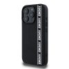 DKNY 3D Rubber Repeat Logo Line tok iPhone 16 Pro Max készülékhez fekete