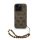 Guess PU Leather 4G Colored Ring Strap MagSafe tok iPhone 16 Pro Max készülékhez barna