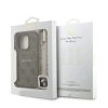 Guess PU Leather 4G Colored Ring Strap MagSafe tok iPhone 16 Pro Max készülékhez barna
