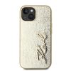 Karl Lagerfeld Wrinkled PU Signature Logo tok iPhone 15 készülékhez arany
